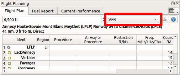 Flight Plan Type